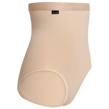 FEMALE BRIEF HIGH, MAXIMUM SUPPORT-Tan-XS